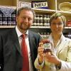 Die Geschäftsführer Anne Feulner und Klaus Hammelbacher leiten die
Firma Maintal Frucht in Haßfurt.