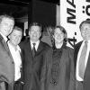 Bei der Eröffnung des neuen "Odeon" (von links) die Immobilienmakler
Rudolf Singer und René Werner, Hausherr Dr. Gerhard G. Drexler,
Berthold Kriener jr. und Bürgermeister Dr. Adolf Bauer.