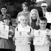 Meister und Vizemeister der Junioren und Juniorinnen: (hinten von links)
Dario Trigilia, Nils Schuhmann, Ronja Süß; (vorne) Felix Albert, Dominik
Dutz, Jana Jordan, Nicolas Kramer.