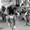 Sieger Hannes Genze am Grabig, der mit 20 Prozent Steigung steilsten Stelle des Marathons.