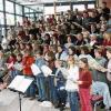 Dorothea Völker führt mit dem Projektchor das „Elias“-Oratorium von Felix Mendelssohn Bartholdy auf. Unser Bild entstand anlässlich der sechsstündigen Probe des Projektchors am letzten Samstag.