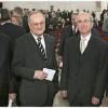 250 Gäste kamen zum Neujahrsempfang der Bamberger Justiz. Darunter (von links): Dr. Hans-Dieter Kutter, Vizepräsident der Landesnotarkammer aus Schweinfurt, OLG-Präsident Michael Meisenberg, Generalstaatsanwalt Dr. Heinz-Bernd Wabnitz und Dr. Lothar Schwarz, Präsident der Rechtsanwaltskammer Bamberg (Schweinfurt).