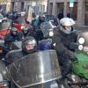 Zwischenstation in der Semmelstraße machten die winterharten Motorradfahrer aus dem Spessart auf ihrer Tour nach Sachsen.