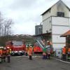 Brand im Silo der Ölmühle