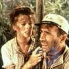 Bogart in "African Queen" mit Katharine Hepburn.

