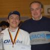 Ein starkes Stück Fecht-Schweinfurt: A-Jugend-Vizemeister Tim Drescher
und Erfolgs-Coach Henryk Fabian.