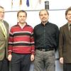 Das neue Führungs-Team des Kitzinger Golfclubs (von links): Präsident Dieter Will, die Vizepräsidenten Michael
Hosch und Peter Krischke, sowie Schatzmeister Norbert Wagner.