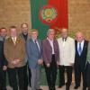 Ehrungen bei der "Soli". Bild von links: Konrad Zehelein (25 Jahre), Vorstandsmitglied Karl-Heinz Sorger, Erich
Rösch (50 Jahre), Vorsitzender Peter Schmitt, Hans Eichel (50 Jahre), Dagmar Rösch (40 Jahre), Karl Müller
(Vorstandsmitglied), Karlheinz Rösch und Bürgermeister Otto Wirth.