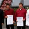 Georg Fessler, Manfred Homann, Karl-Heinz Zehnder, Bertram Riedel (v.l.)