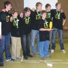 Die "D-Subs", Schüler und Ehemalige der Realschule Marktheidenfeld,
erreichten beim Regionalwettbewerb der "First Lego League" in Frankfurt
den 1. Platz und dürfen nun mit ihrem selbst konstruierten Roboter zum
Europa-Finale nach Magdeburg fahren.