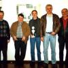 Die Sieger der Skat-Kreismeisterschaft Main-Spessart (von links): Joachim
Maidhof, Herbert Habelt, Kreismeister Helmut Lippert, Konrad Eirich und
Harald Däfler.