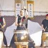 Die Taiko-Gruppe Wadaiko Kurinoki sind bei Uwe Ungerers Musical dabei und bieten zwei Workshops in Mainstockheim an.