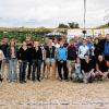 Mit Beachvolleyball und Tennisspielen ist der CAN-Cup in Karlstadt-Wiesenfeld am Wochenende ausgetragen worden. Tennisvereinsvorsitzender Josef
Schäfer (links) und Cheforganisator Christian Amthor (Zweiter von rechts kniend) freuten sich mit den Siegern.