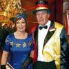 Miss Europa und Mister Germany: Ilse und Michael Glos als Hingucker beim Fernseh-Fasching in Veitshöchheim.
