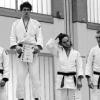 Höchberger Dominanz in der Klasse bis 73 Kilogramm: (von links) Fabian Greubel, David Riedl, Michael Schmitt und Kim Hübner.