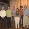 Das neue gewählte Präsidium der Sportgemeinschaft Margetshöchheim, von links: Bernd Maienschein, Michael Dell Antonio, Jürgen Lesch, Christine Haupt-Kreutzer, Stefan Herbert sowie Vorsitzender Dr. Heinz Schulte.