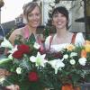 Amtswechsel in Escherndorf: Die scheidende Weinprinzessin Katrin Blendel (links) mit ihrer Nachfolgerin Laura Endres.