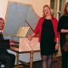 Weltliche Lieder und Kantaten sowie Kammermusik für Violine und Cembalo von Georg Friedrich Händel standen im Mittelpunkt des 100. Schlosskonzerts in Homburg (von links): Michel Günther, Charlotte Emigholz und Regine Luy).