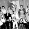 Ehrungen beim Tennis-Club Neubrunn (sitzend v. l.): Bruno Seidenspinner, Paul Schäfer, Achim Rieck, Otto Menig, Gertrud Meckel, Maria Leuchtweis, Reinhold Baunach, Horst Valentin, Alfred Rösch; stehend v. l.: Schriftführerin Simone Deckert, 2. Vorsitzender Wolfgang Arnheiter, Herta Rieck, Rita Menig, Gertrud Blatz, Wolfgang Blatz, Inge Seidenspinner, Karlheinz Schmidt, Sigrun Baunach, Vorsitzender Klaus Steinruck und der Vertreter des BLSV, Heribert Endres.