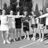 Die Regionalliga-Frauen von WB-Würzburg wollen mit (von links) Jennifer Schmidt, Miriam Bley, Andrea Marquard, Cheftrainer Alexander Götz, Stefanie Fetzer, Lisa Summerer und Katharina Heil unbedingt die Klasse halten. Es fehlen Katerina Vankova und Iva Velkovska.