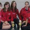 Räumten einen Titel nach dem anderen ab: die Tischtennis-Mädchen des SV Bergtheim (von links) Janina Böck, Pia Rösner, Franziska Frosch, Stefanie Witt und Lorena Böhm.IRENE KONRAD