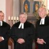 Zum Jubiläum der evangelischen Kirchengemeinde trafen sich alle Pfarrer, die in den 30 Jahren in Volkach und Eichfeld wirkten: Helmut Schneider, Heinrich Thum und Hartmut Kühnel.