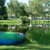 Idyllisch, aber nur für die Gäste des Campingplatzes und der Pension Rhönperle: der Badesee in Kothen.