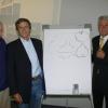 Um das Bauchfett ging es auf dem Symposium Wandern und Gesundheit. (V.l.n.r.): Verbandswanderwart Wilfried Schmidt, Prof. Dr. Klaus Michael Braumann und Dr. Norbert Lischka.