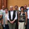 Drei Generationen – ein Familienunternehmen: Das Bild entstand bei der Jubiläumsfeier zum 50-jährigen Bestehen der Ebner Kanalreinigung und zeigt (von links) Ralph Ebner mit Sohn Gil zusammen mit Bürgermeister Walter Weinig, Hella und Helmut Ebner, Landrat Harald Leitherer, Heike Ebner, Horst und Harry Ebner.