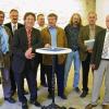 An der Tagung der Arge-Geschäftsstellenleiter nahmen aus dem Landkreis unter anderem (von links) Manfred Straub (VG Saal), Bernhard Rösch (VG Bad Neustadt), Klaus-Dieter Hahn (VG Bastheim), Michael Schweiger (VG Fladungen), Guntram Barthelmess (Stadt Bischofsheim), Arno Stockheimer (VG Sandberg), Hubert Nennstiel (VG Oberelsbach) und Michael Weiß (Stadt Bad Neustadt) teil.
