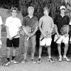 schweinfurt (agga)   Die TG 48 Schweinfurt ist stolz auf ihre Tennis-Junioren. Sie machten in der Bezirksklasse 2, Gr. 131, ohne Punkt- und Matchverlust ihr Meisterstück. Zum Siegerbild stellten sich – von links: Walter Süß, Nino Dyga, Timo Jung, Dominik Klemke, Felix Huttner und Christoph Kugelart.