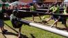 Macht immer wieder Spaß: Human Table Soccer bei der Beach Party in Poppenlauer.