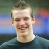 Er hat gut Lachen, holte er sich in Hösbach doch gleich drei unterfränkische Meistertitel: Joshua Deckert (LAZ Kreis Würzburg).