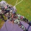 Die Gäste aus Großbritannien hatten auch Gelegenheit, den Klettergarten der Infanterieschule kennen zu lernen.