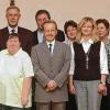 Im Sitzungssaal des Landratsamts wurde zur Abwechslung einmal gefeiert. Dienstjubiläen und Verabschiedungen in den Ruhestand standen auf der Tagesordnung.