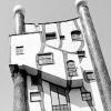 Ein Hundertwasser-Haus.