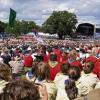 100 Jahre Pfadfinderbewegung – 21. Weltpfadfindertreffen: Die Eröffnungszeremonie mit 40 000 Pfadfindern und vielen Ehrengästen im englischen Chelmsford durch den Duke von Essex, Prinz William.