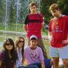 Die Organisatoren des Fußballturniers: (von links) Samira Wakilie, Isil Demirok, Furkan Akyildiz, Nuri Yilmaz und Tolga Cadiroglu.
