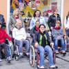 Die Ergotherapiegruppe mit ihrer Lehrkraft Olaf Hose nach dem Selbsterfahrungsexperiment.