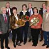 Das Landratsamt ehrte langjährige Mitarbeiterinnen und Mitarbeiter:  Unser Bild zeigt bei der Jubilarfeier von links: Landrat Rudolf Handwerker, Personalratsvorsitzender Edwin Oppelt, Sonntraud Reiß, Andrea Zürcher, Geschäftsführer Horst Hofmann, Irene Wenzel-Hinterstößer, Personalchef Heribert Derleth und Josef Gebhardt.
