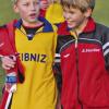 Einträchtig zum Erfolg: Johannes Dürr (links) verwandelte den Elfmeter für die „U13“ des SSV Kitzingen, nachdem Johannes Harder unsanft gestoppt worden war.