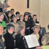 Freudige Chorsätze erklangen beim Weihnachtskonzert des Gymnasiums.