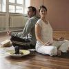 Yoga-Lehrerin Katja Seuffert mit ihrem Partner Thomas Karl.