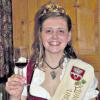 Tauberrettersheims Weinprinzessin Katharina Kaulbersch lädt bereits am 30. April zum 35. Weinfest ihres Häckerdorfes ein.MARKHARD BRUNECKER