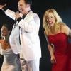 Schwungvoll brachten Mitglieder eines Tournee-Ensembles Musicalmelodien auf die Bühne der Laudaer Stadthalle.