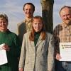 Für langjährige Mitgliedschaft ehrte der Vorsitzende des Imkervereins Marktsteft, Thomas Gschwandtner, Mitglieder während der Jahreshauptversammlung (von links): Ingrid Wolf, Vorsitzender Thomas Gschwandtner, Heike Gschwandtner und Reinhold Eberlein.
