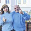 Freuen sich über den Gewinn von 19 999 Euro bei Antenne Bayern: Ruth und Harald Aust aus Karlstadt.