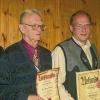 Ehrung beim SC Oberbach (von links): Vorsitzender Marko Brahmer, Karl-Heinz Brahmer (Ehrung 60 Jahre), Kurt Ziegler (Ehrung 50 Jahre), Heidemarie Müller (Ehrung 25 Jahre), der stellvertretende Vorsitzende Werner Müller.