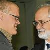 Der Kampf ist entschieden: Gerd Eickelpasch (rechts) gratuliert Marco Schneider, der für die SPD in Landtag möchte.