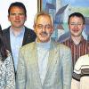Alte und neue Familienbeiratsmitglieder vereint: von links nach rechts: die „Alten“ Christian Weidinger, Martina Lang, Alex Kimmel, Unterpleichfelds Bürgermeister Fredy Arnold und die „Neuen“ Michael Marx, Regina Kätsch und Norbert Bauer.